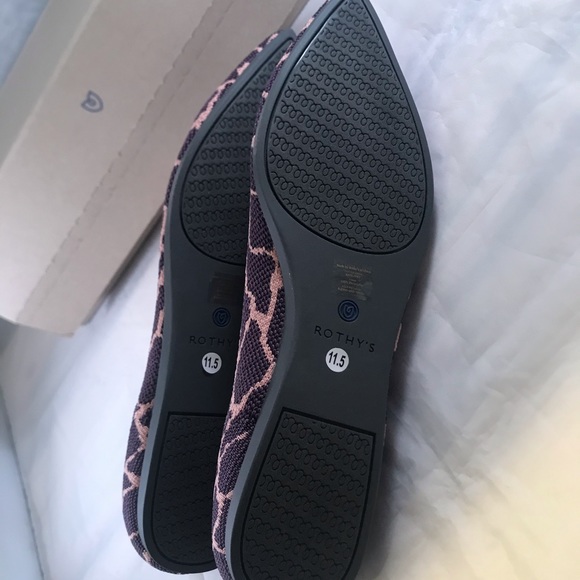 Rothy's VIOLET GIRAFFE Women Size 11,11.5 - Picture 8 of 11